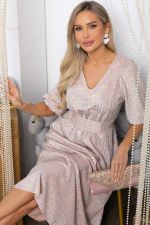 Платье праздничное Мадлен (персиковое) П14604-18М LT Collection