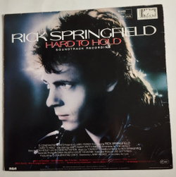 Винтажная виниловая пластинка LP Rick Springfield Hard To Hold Soundtrack Recording (Germany 1984)