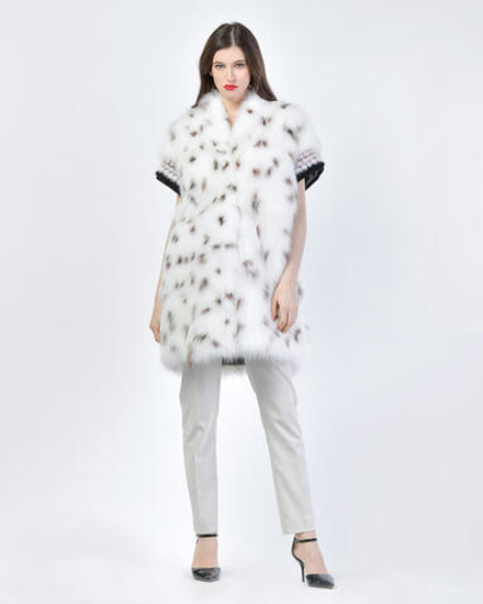 Жилет из меха лисы