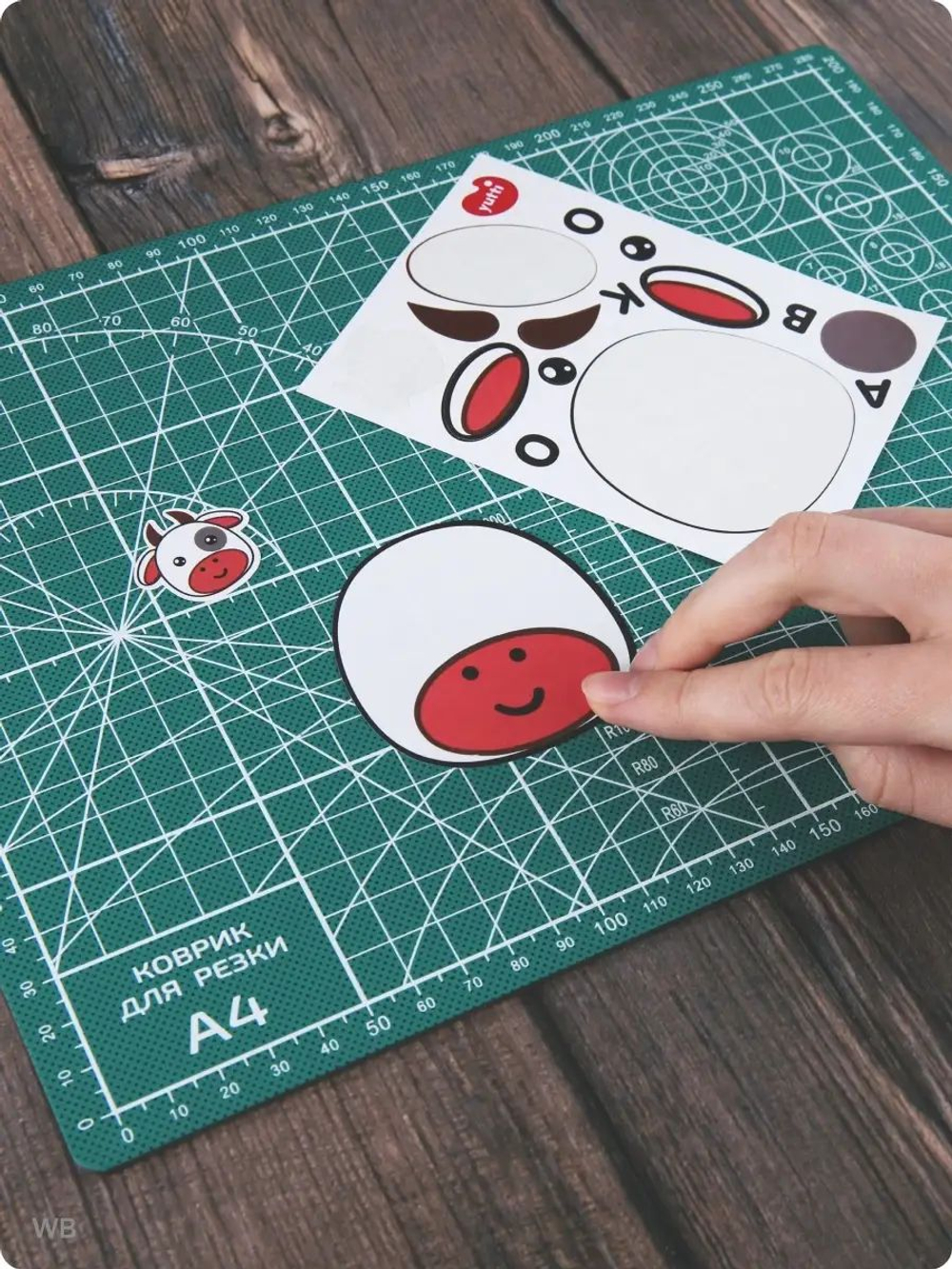 Аппликации для детей: развивающие наклейки с животными для малышей (А6, 9 листов)ющие наклейки для малышей А6