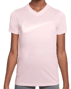 Футболка для девочки теннисная Nike Dri-Fit Legend V-Neck Training T-Shirt - pink foam