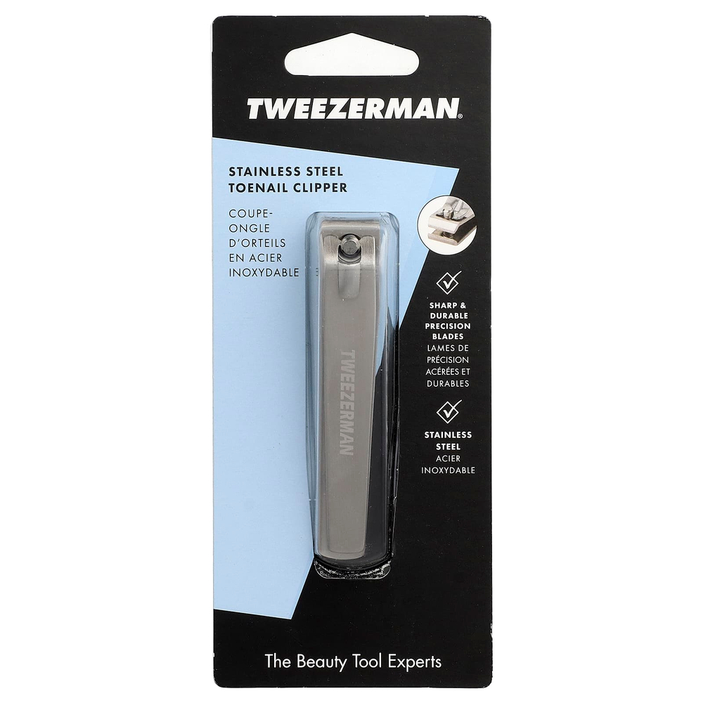 Tweezerman, кусачки для ногтей на ногах из стали, 1 шт.