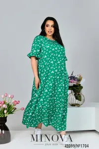 Платье 1704-зеленый Minova