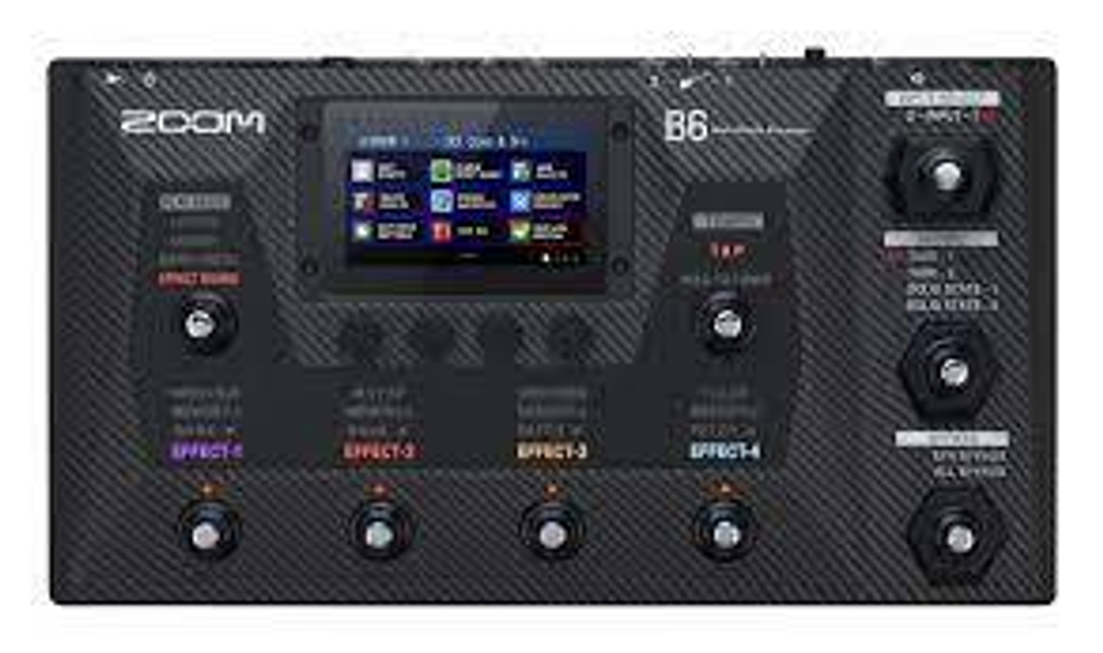 Zoom B6 - Процессор для бас-гитары.
