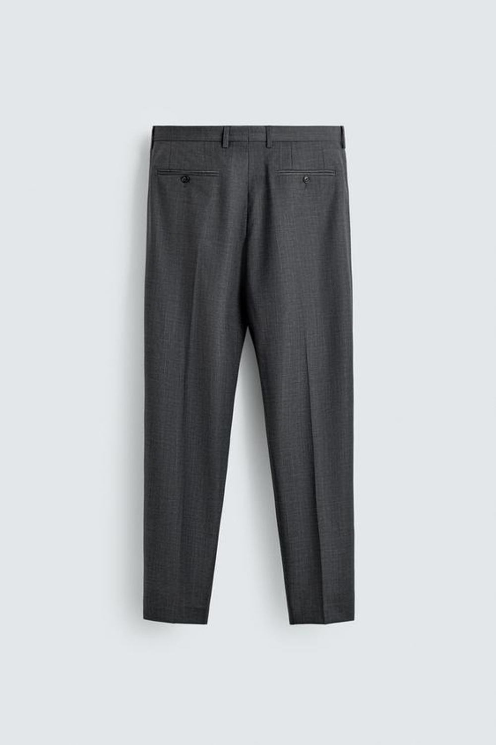 ZARA КОСТЮМНЫЕ БРЮКИ В ТОНКУЮ ПОЛОСКУ, СЕРЫЙ