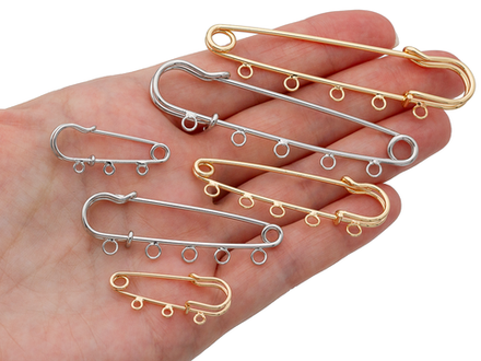 Булавка 50мм, с 5 петельками