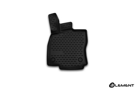 Коврик 3D в салон SKODA Octavia, 2013-2017, 2017-&gt;, передний левый, 1 шт. (полиуретан)