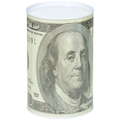 Копилка Доллар, 10х15 см, мет-л, Y3-1254