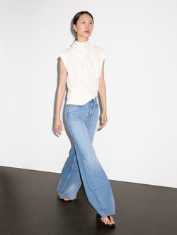 Massimo Dutti Топ без рукавов, натуральный, кремовый