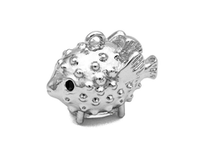 Подвеска "Рыбка Фугу", 10мм