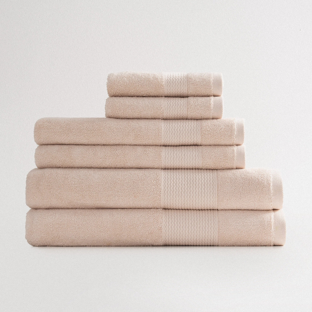 Полотенце из органического хлопка Lara 50х90 персиковый