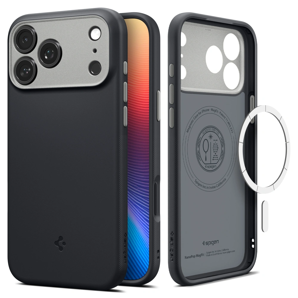 Чехол Spigen Nano Pop Magsafe для iPhone 17 Pro черный