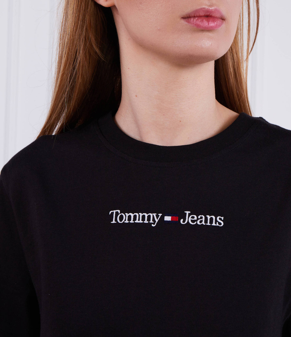 Футболка SERIF LINEAR Tommy Jeans - черный(DW0DW15049)