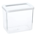 Емкость для сыпучих продуктов СТЕП 1,7 л 16х14см Белый