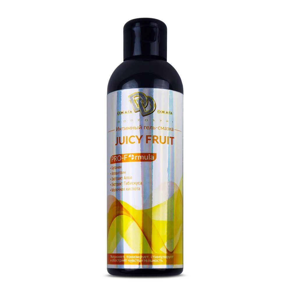 Интимный гель на водной основе JUICY FRUIT с ароматом фруктов - 200 мл.
