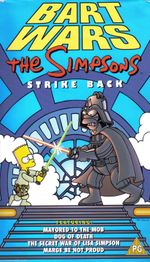 Кассета VHS Bart Wars The Simpsons Strike Back