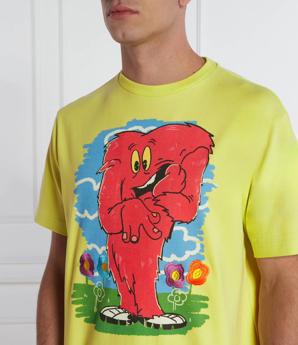 Футболка Iceberg - лимонный(242 I1P F073 6304)