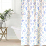 Штора для ванной 180*200см с утяжелителем, полиэстер "Волна"