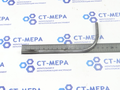 Метчик гаечный М10 (0023) с изогнутым хвостовиком L=180