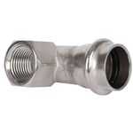 ROMMER Угольник-переходник с ВР 22x1/2" из нержавеющей стали прессовой
