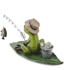 GAEM Art MN-326 Фигурка «Лягушка на рыбалке»
