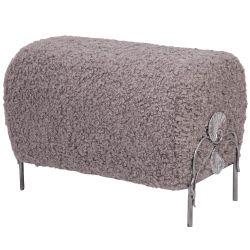 Банкетка Нимфея Серый Античное Серебро