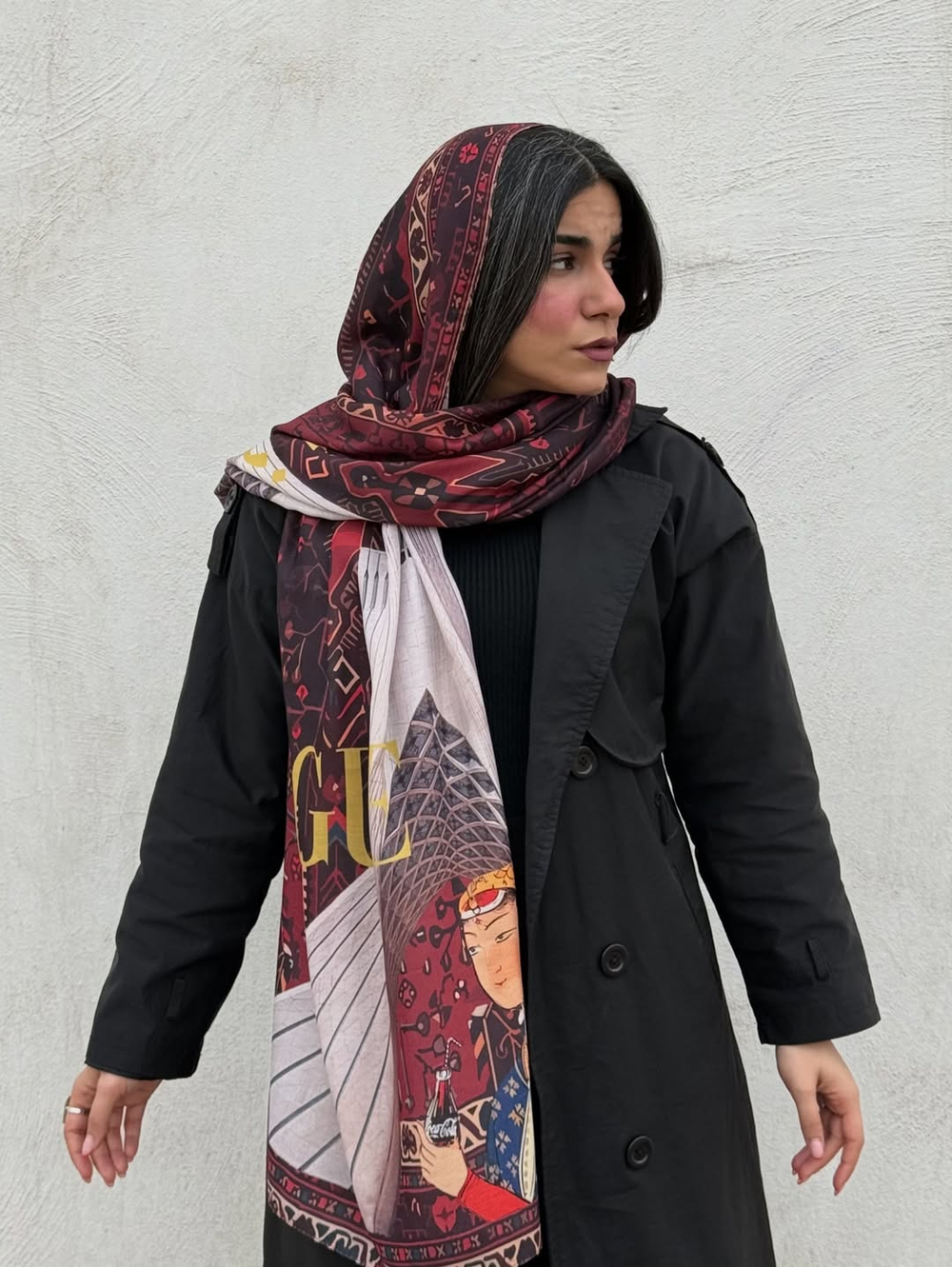 Иранский платок Narenji Vogue 2405202611 Иран