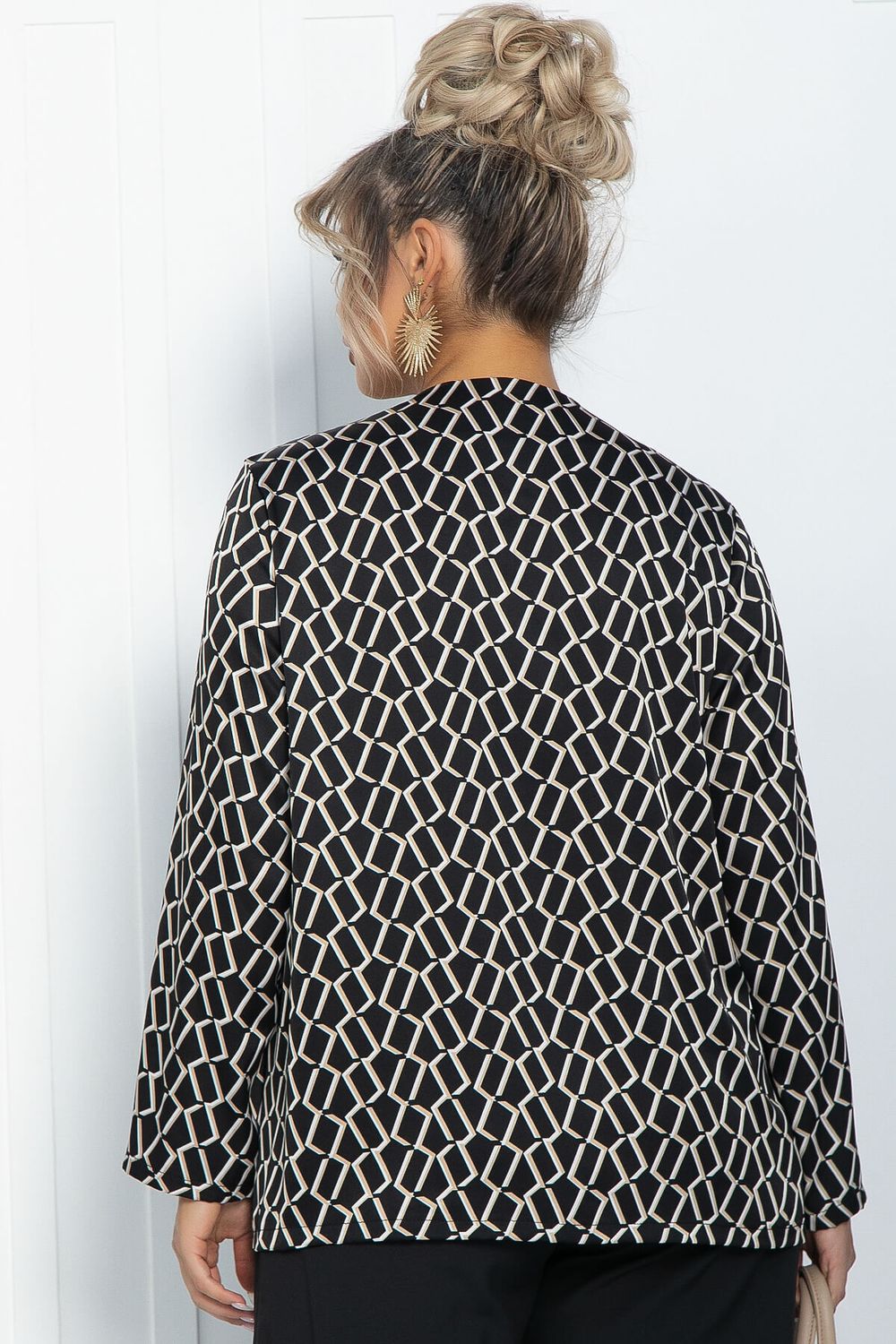 Блуза Ланта (черная) Б11845 LT Collection