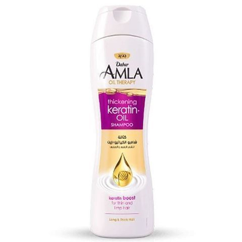 Шампунь-крем Dabur Amla Nourishment Keratin Thick Hair Для сухих и ослабленных волос, 200 мл