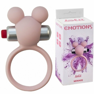 Эрекционное виброкольцо Emotions Minnie Light розовый