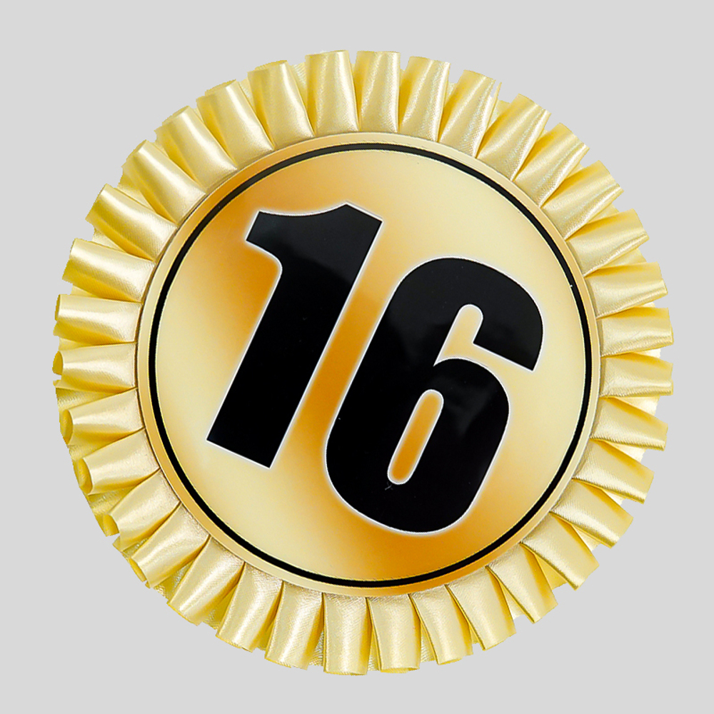 Номер участника. Диаметр 115 мм.