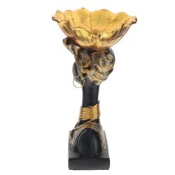 GAEM Фигурка декоративная "Африканка", L20 W13 H23 см