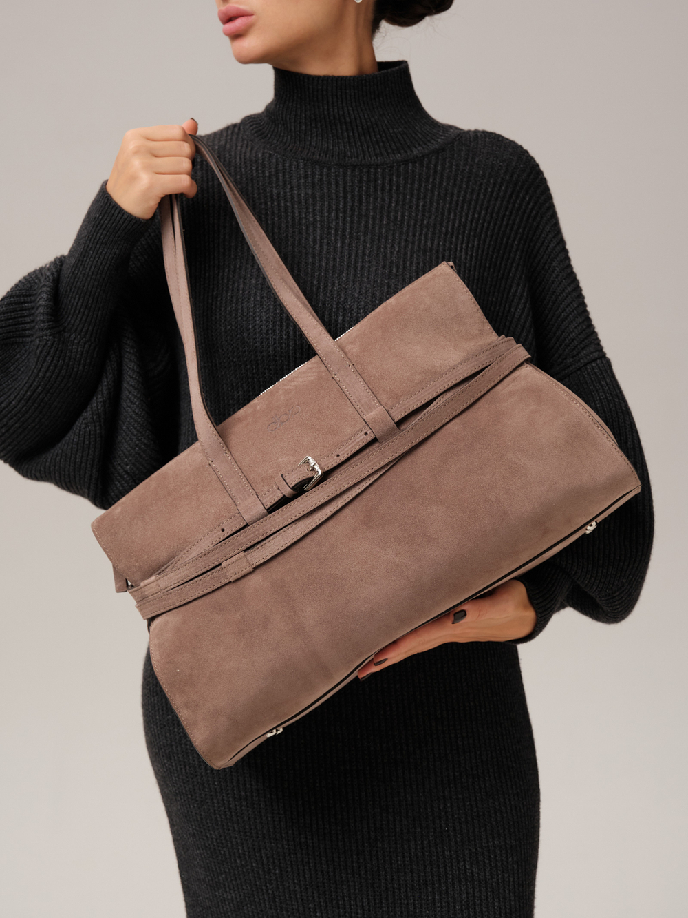 Замшевая сумка DBR 31152 капучино