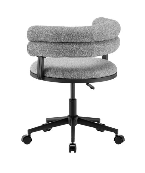 Стул офисный Ponty серый чёрные ножки