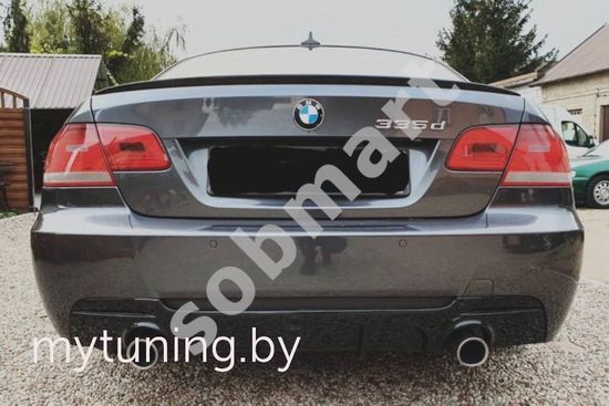 Диффузор заднего бампера V.1 для BMW 3 E92/E93 2006-2013 Coupe/Cabrio