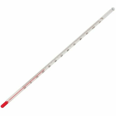 Термометр жидкостный стекло 0-100