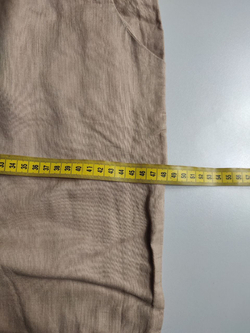 Бриджи льняные, визуально на 46 размер