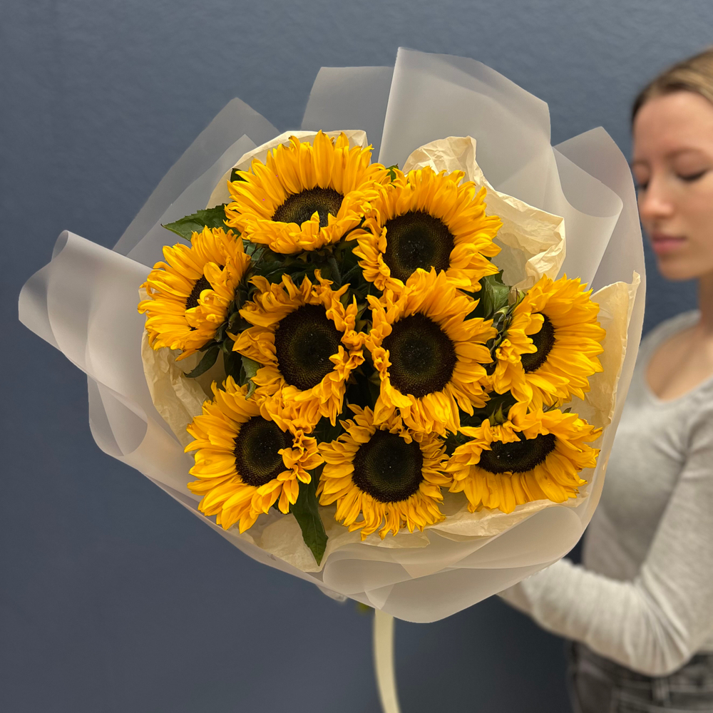 Букет из подсолнухов #17
