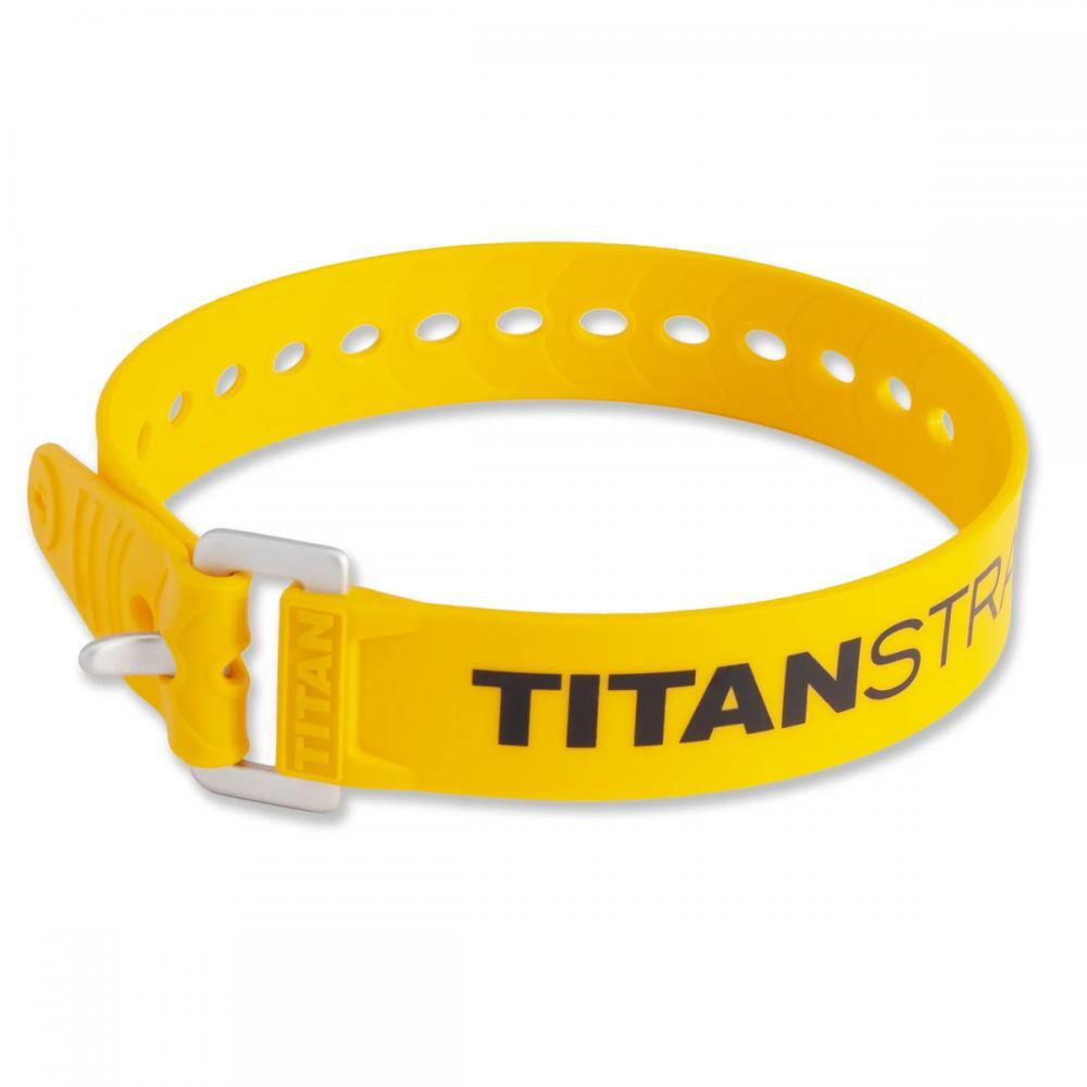 Ремень крепёжный TitanStraps Industrial желтый L = 51 см (Dmax = 14,15 см, Dmin = 5,5 см)