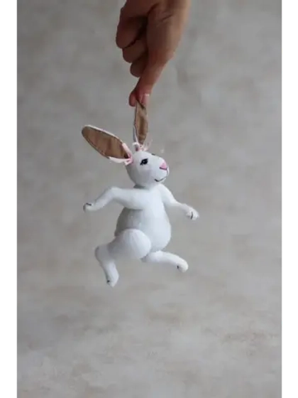 Бумажная выкройка текстильной игрушки Кролик