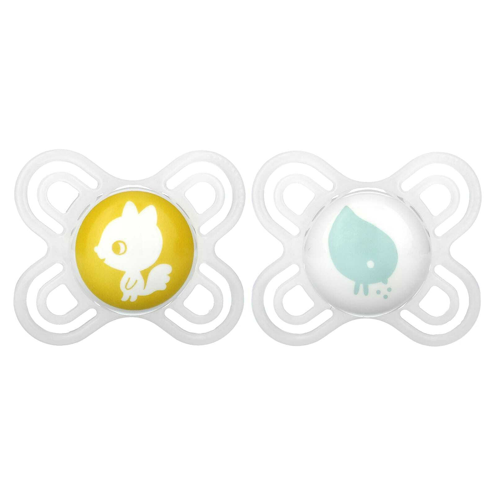 MAM, Perfect Pacifier, 0–3 месяца, унисекс, 2 шт.