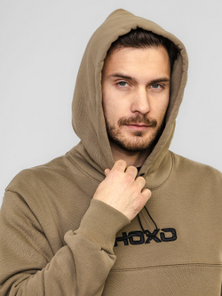 Худи "НОХО" унисекс, цвет "Сухой мох"