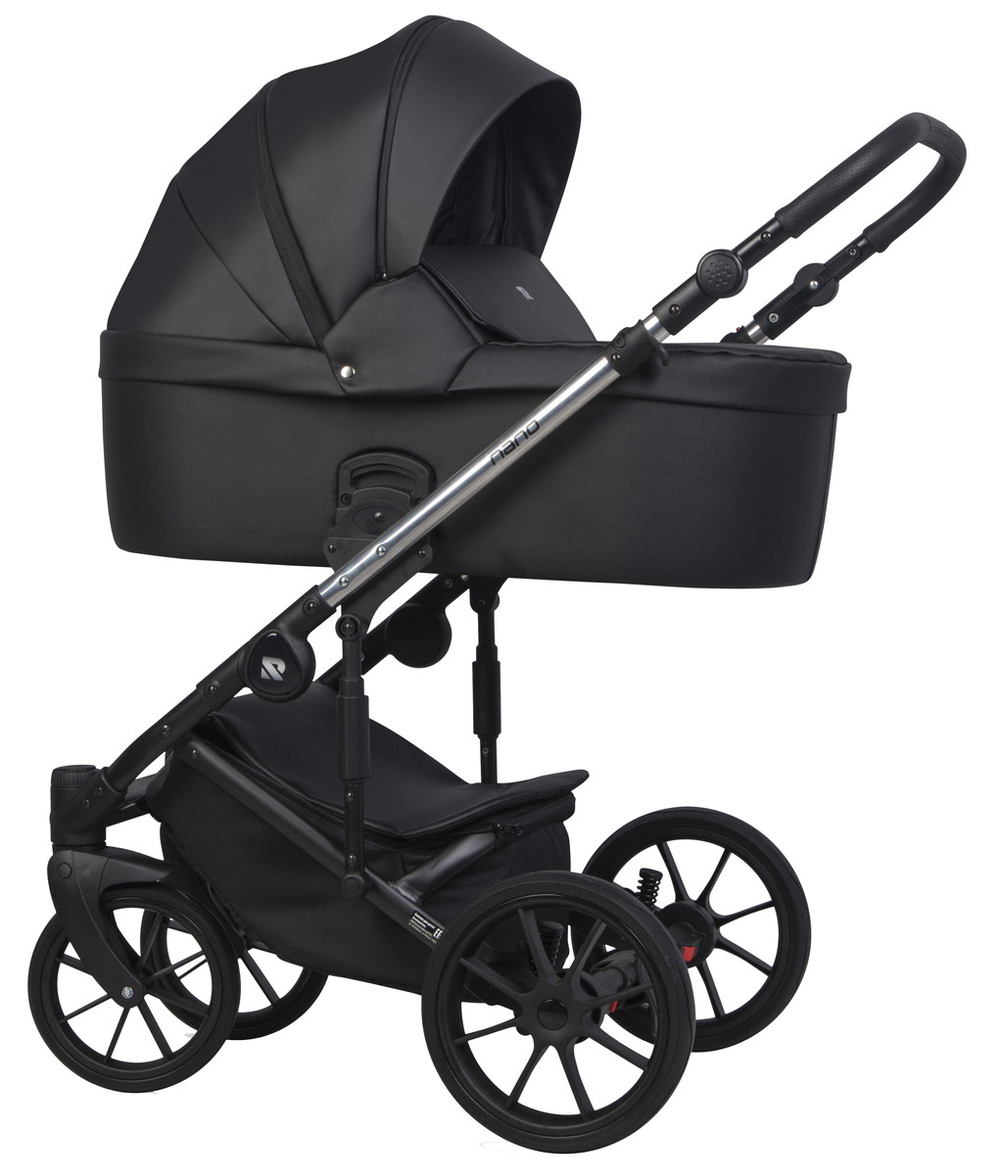 Детская коляска Riko Nano Thermo Ecco 2 в 1 01 Black (черный)