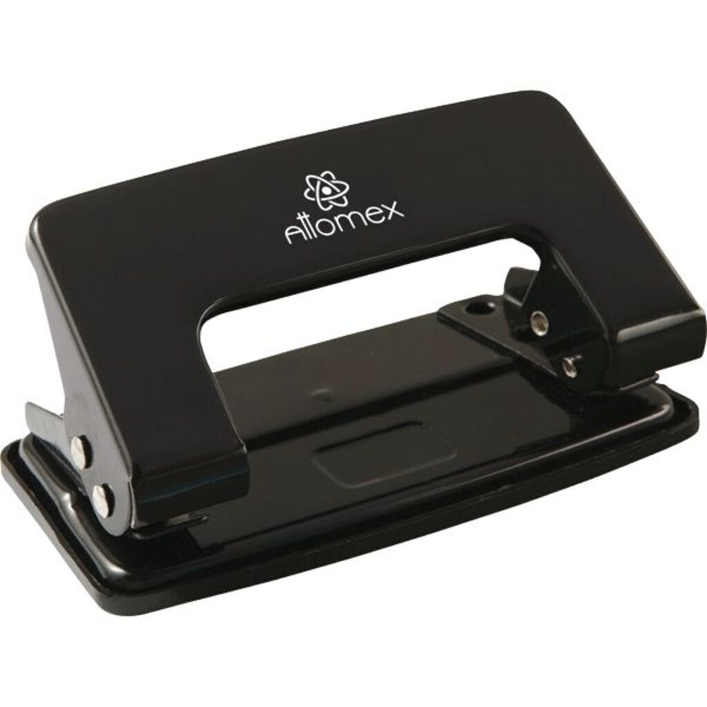 Дырокол ATTOMEX 10 лист, металл, черный