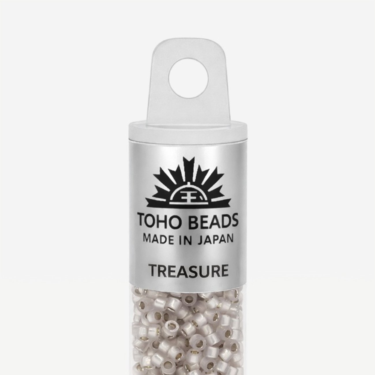 Японский бисер TOHO Treasure (№PF2101), опаловый, непрозрачный глянцевый
