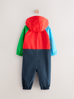 Комбинезон непромокаемый с флисовой подкладкой для мальчика Next Q60-449, Синий, Красный