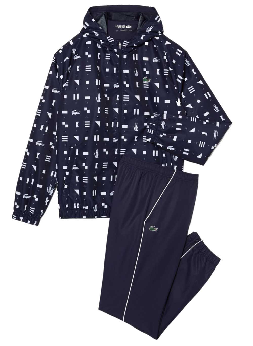 Для мужчин Костюм теннисный Lacoste Sport Tennis Tracksuit - navy blue/white/navy blue