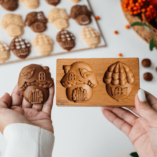 Форма для печенья и пряников Лесные домишки