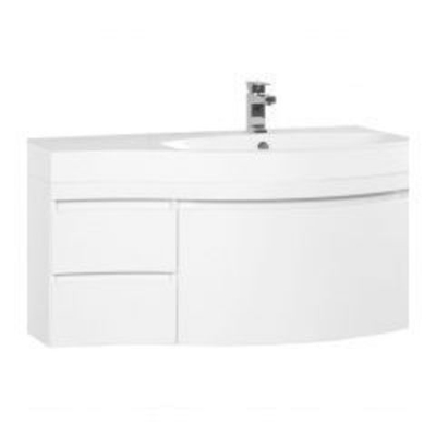 Тумба с раковиной Aquanet Опера 115 R белый (3 ящика)