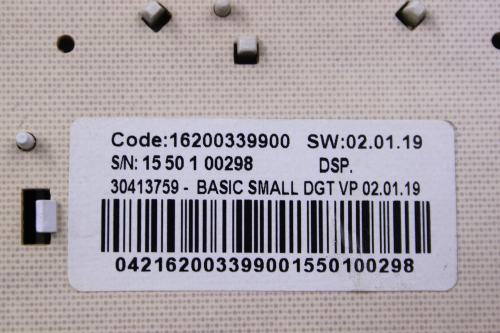 Модуль индикации стиральной машины Indesit EWSD 51031 CIS с пластиком